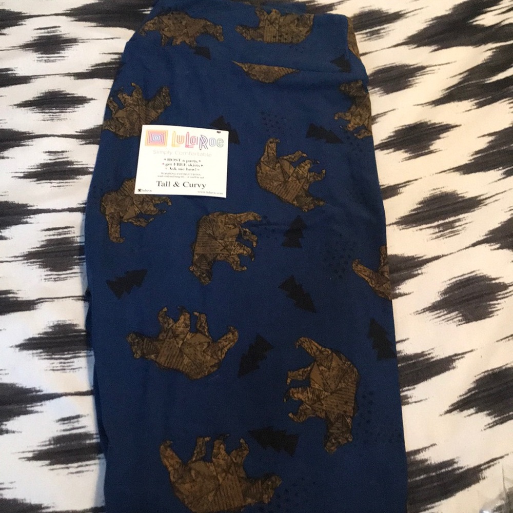 Lularoe leggings Size TC BNWT Bears